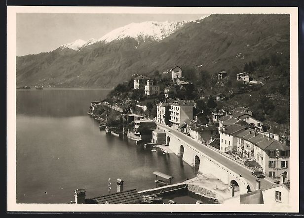 Ansichtskarten: AK Ascona, Panorama mit Strassenpartie – Gebraucht aus Berlin von bartko-reher