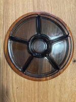 Dänisches Teakholz-Drehtablett / Serviertablett (Lazy Susan)