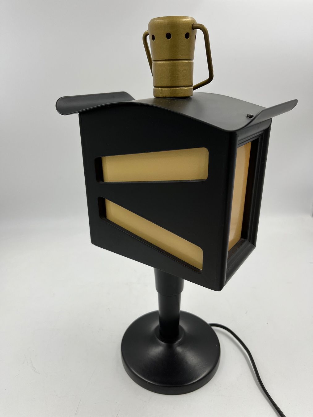 Lampade: Lampe Veilleuse Noire En Bois – Nuovo (secondo la descrizione) da Genève venduto da Eric1823 2