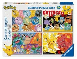 Ravensburger Puzzle 4 x 100 Teile Pokémon
