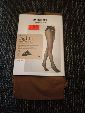 Neue Migros Damen Tights Strumpfhose, Grösse L