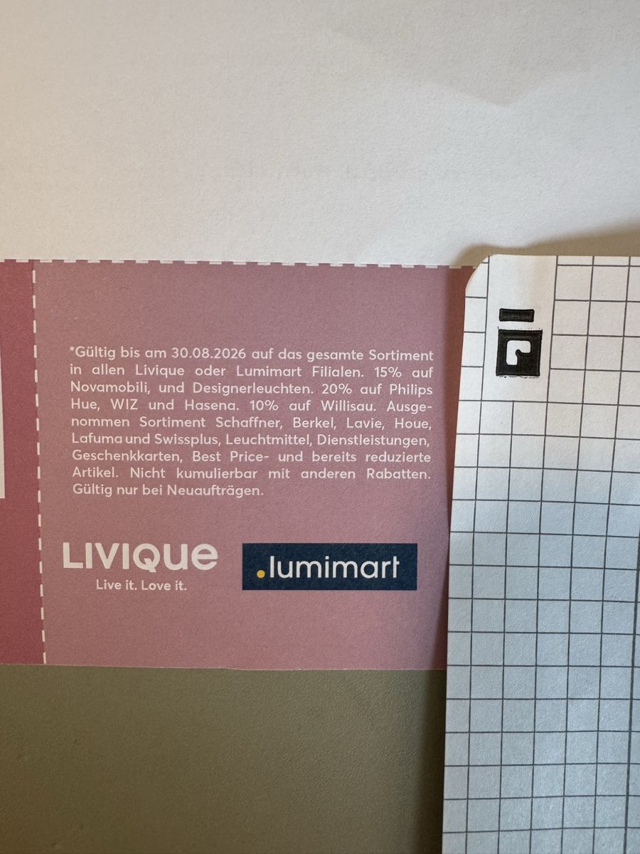 Buoni: Livique Luminart Gutschein – Nuovo e nell'imballaggio originale da Zürich venduto da Ki_wi 1