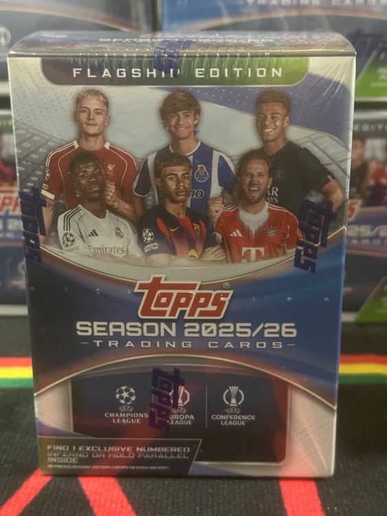 🔥 Topps Flagship 2025/26 UEFA Trading Cards Box 🔥 (Neu und ...
