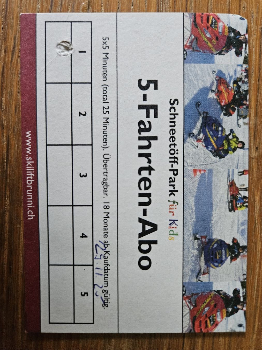 Buoni: Schneetöfffahren / Schneetöffpark – Nuovo (secondo la descrizione) da Zwingen venduto da Eborer 1