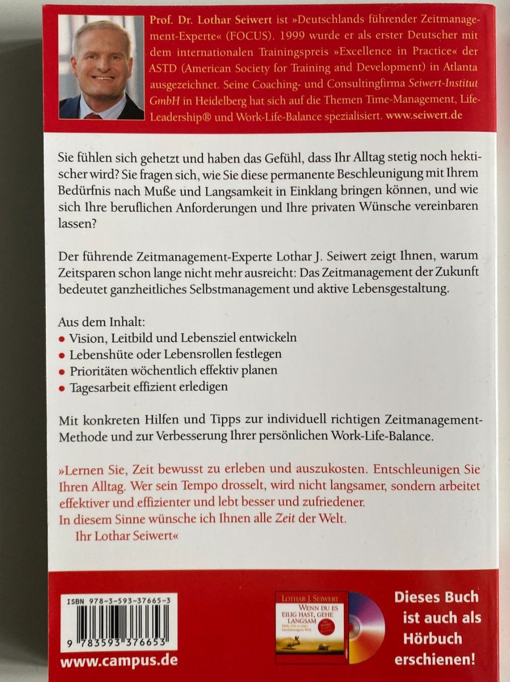 Libri: WENN du es EILIG hast, gehe LANGSAM – Nuovo (secondo la descrizione) da Hünenberg venduto da Ecila 1