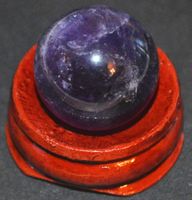 Deko Heilstein L-8395 – Amethyst Kugel mit Sockel – 20x20mm