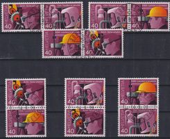 D78) Satz SUVA Z66 - Z71, ET Vollstempel