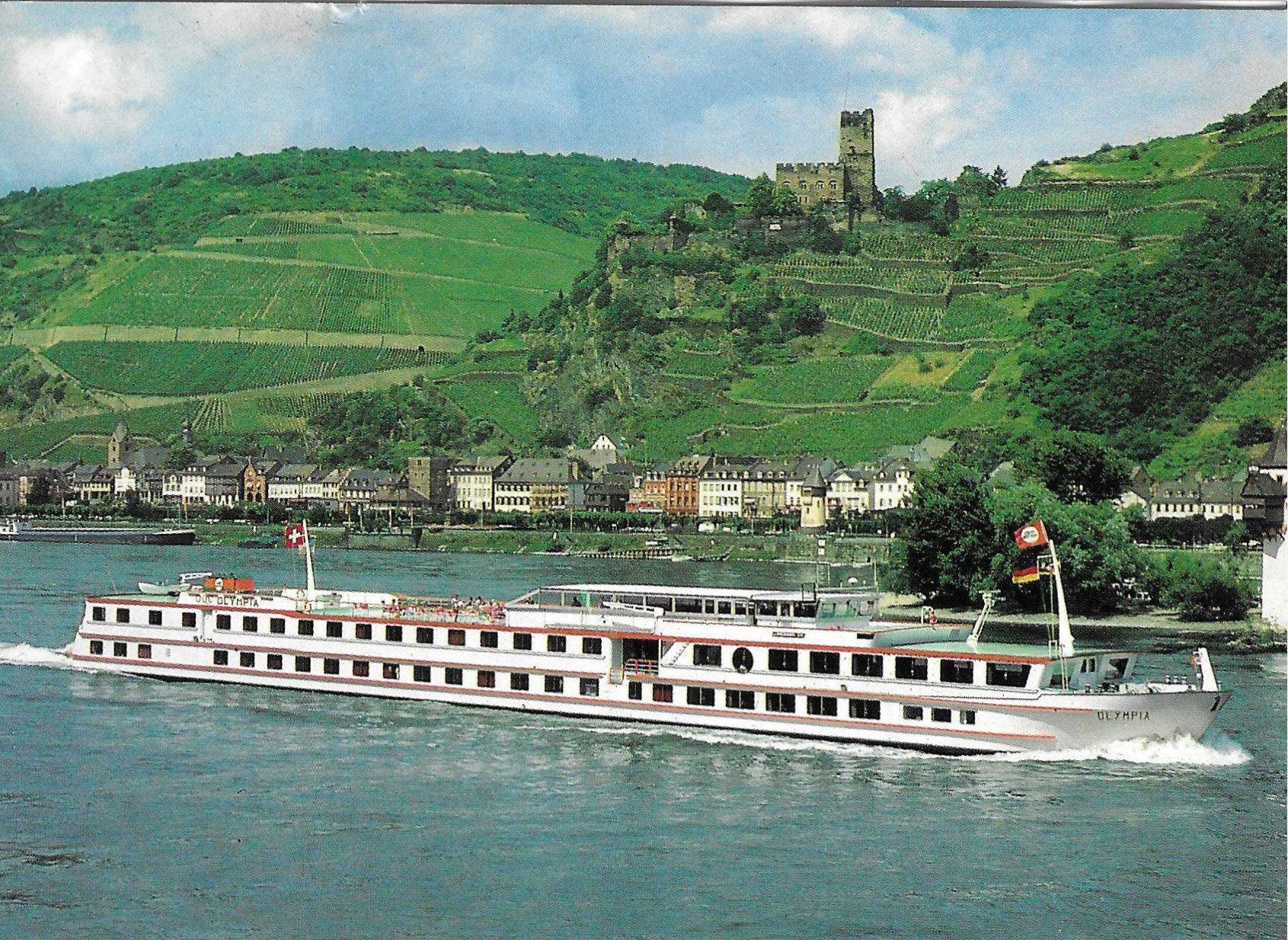 Cartoline postali: Basel - Schiff M.P.S. Olympia – Usato da Savagnier venduto da Ne2065