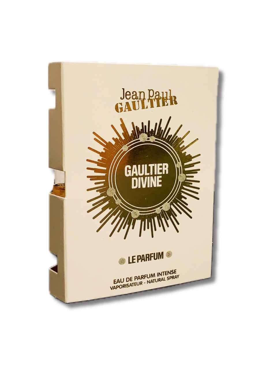 Jean Paul Gaultier Profumi & Eau de Toilette: Jean Paul Gaultier Divine Eau de Parfum 1.5ml – Nuovo e nell'imballaggio originale da Basel venduto da Budas