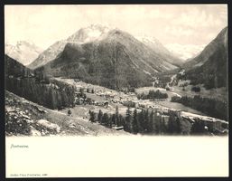 Klapp-AK Pontresina, Totalansicht aus de