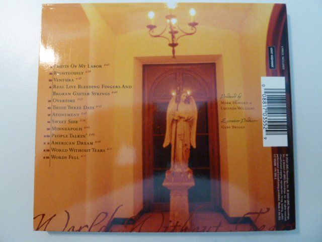 CD: Lucinda Williams - World without tears – Usato da Au ZH venduto da sikoku 2