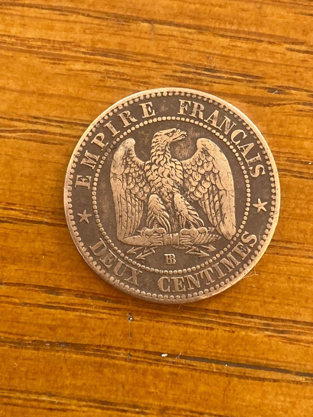 Alle Münzen: France -2 centimes  1862 – Gebraucht aus Lovens von Traktor69 1