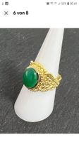 Schöner Ring NEU indisch.Edelstein Silber 925 vergold. D20mm