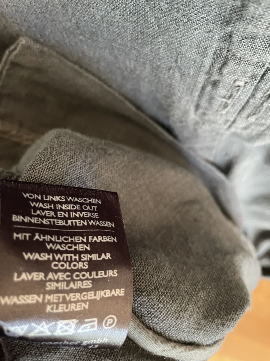 Hannes Roether Giacche: Hannes Roether Wickeljacke 100%Leinen. S dunkelgrau – Usato da Basel venduto da non_vn79 4
