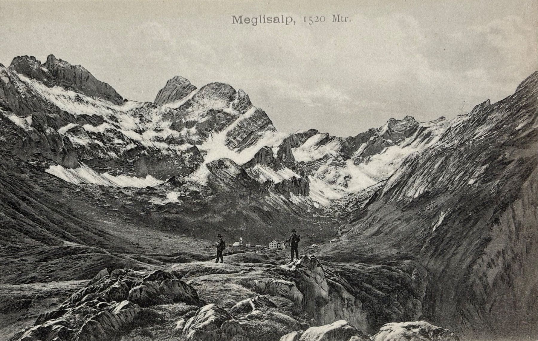 Cartoline postali: Meglisalp, Appenzell IR, AI – Usato da Frauenfeld venduto da Merk52