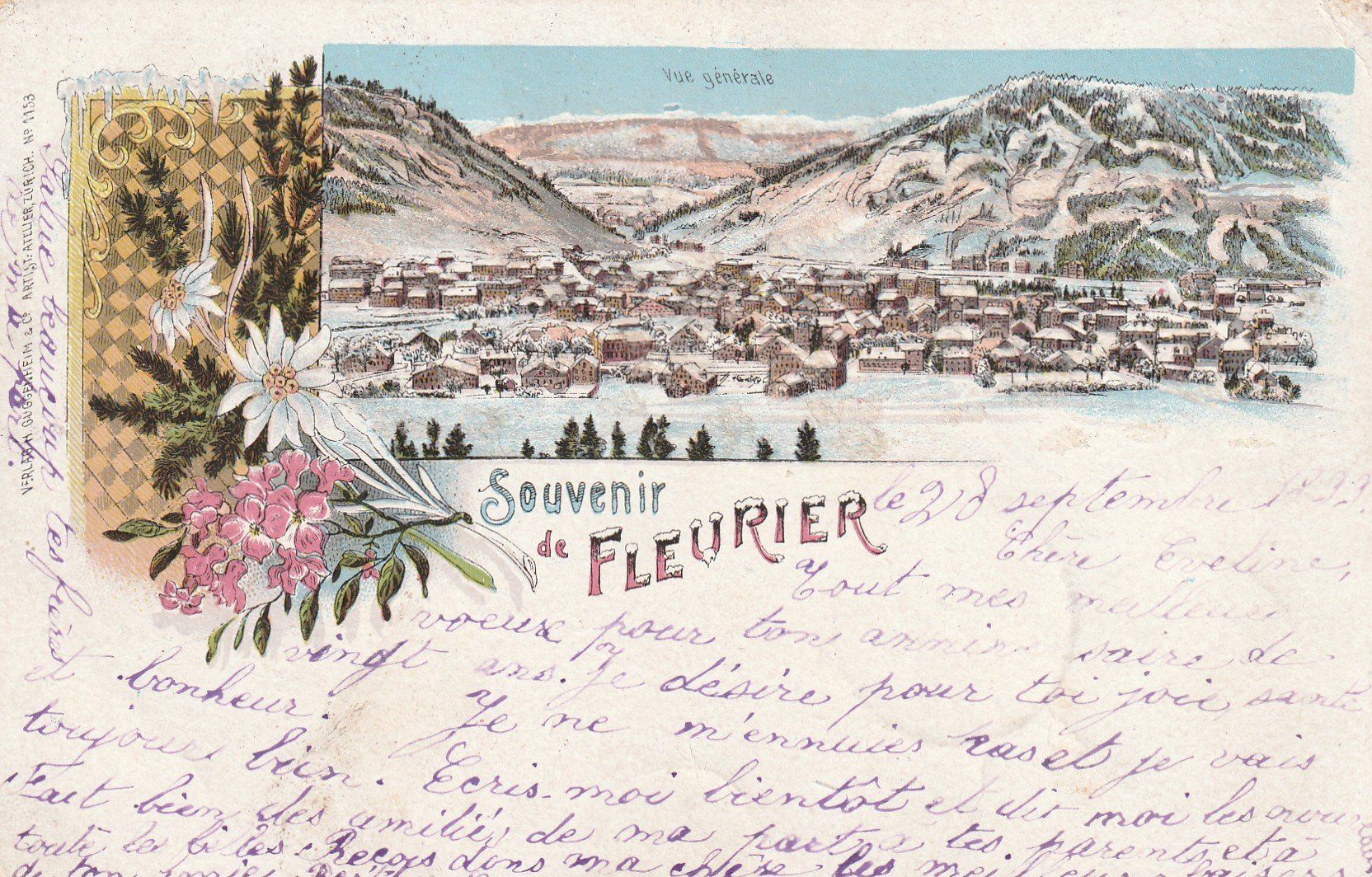 Cartoline postali: Fleurier Litho – Usato da Rorschacherberg venduto da fratovi2
