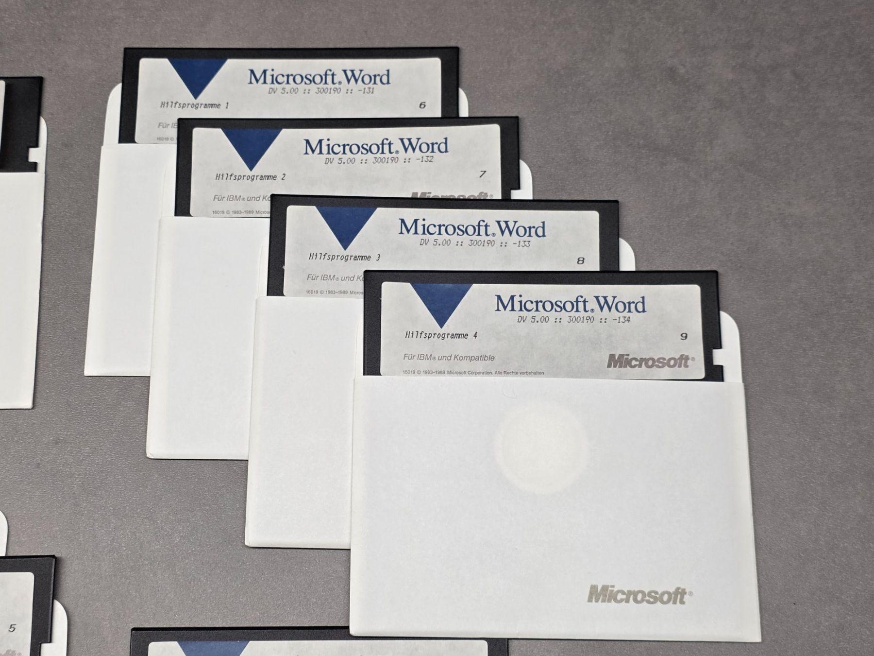 Microsoft Software: Microsoft Word 5.0 Sammlung IBM Vintage – Usato da Lausen venduto da -Vendetta- 5