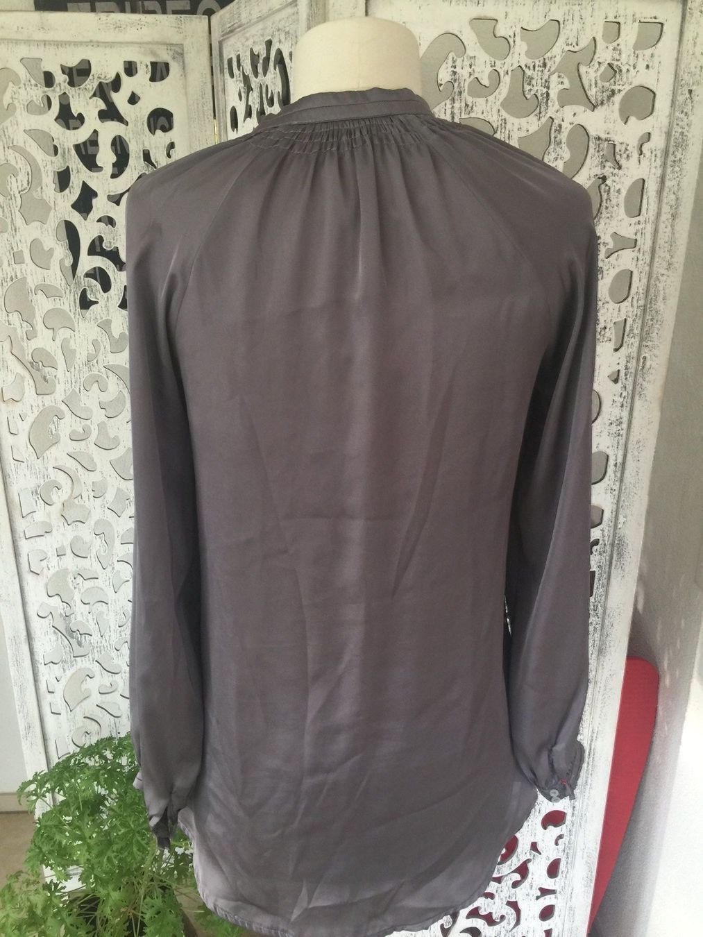 Zara Blusen: Zara Bluse Gr. XS Silbergrau – Gebraucht aus Kirchdorf AG von coco123 5