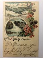 AK Gruss aus Nesslau im Toggenburg Litho 1898