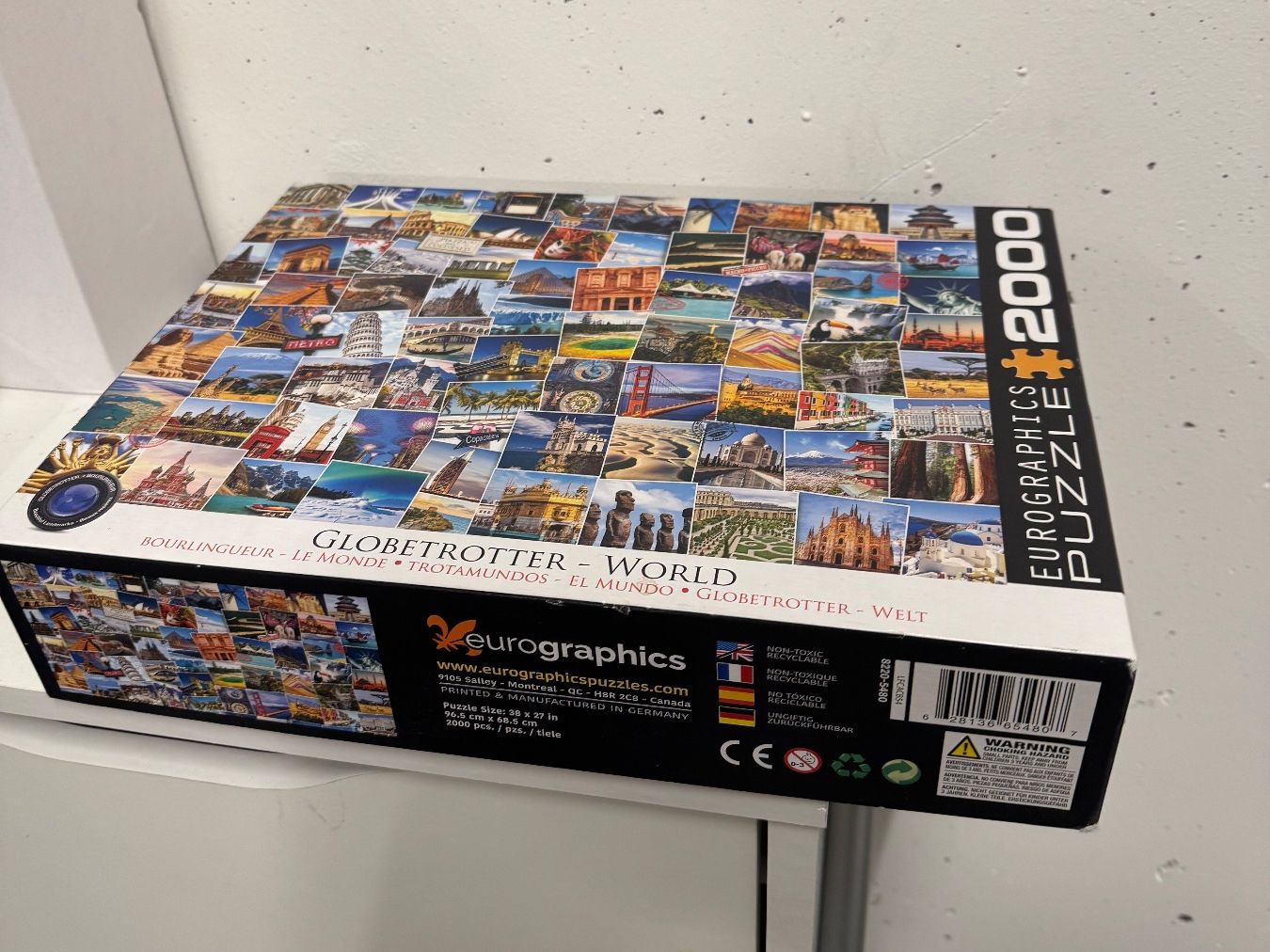 Puzzle: Globetrotter World Travel Puzzle 2000 – Usato da Zürich venduto da di_archive