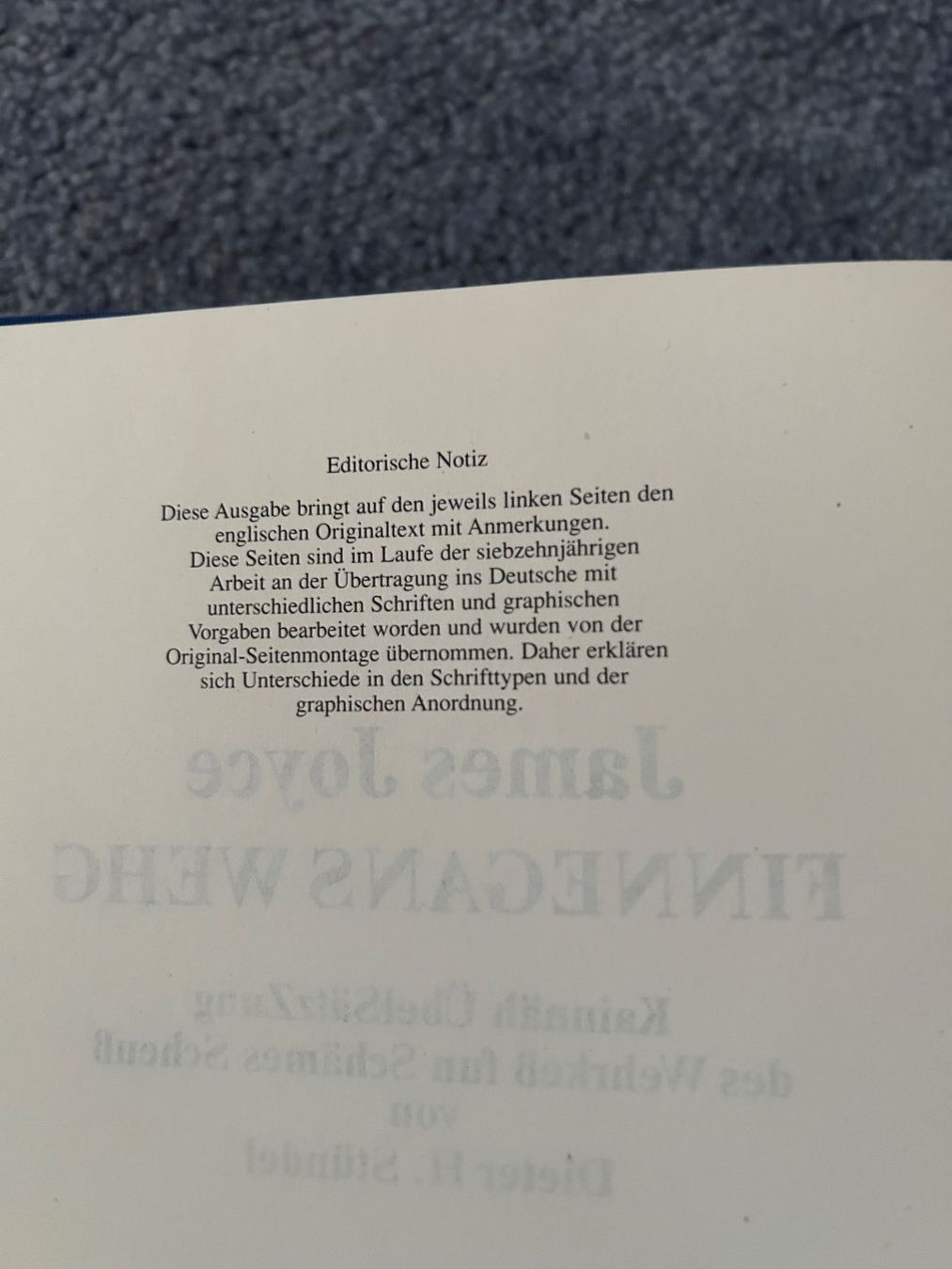 Bücher: James Joyce Finnegans Wehg, Deutsch – Gebraucht aus Aristau von Mastergee 7