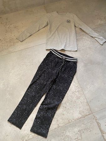 Vingino Schlafanzug - Gr. 152 - grau/schwarz - Top Qualität