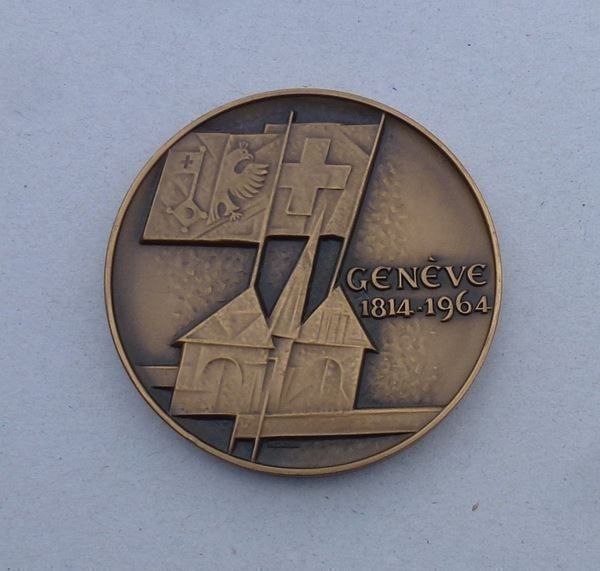 Medaglie: Grosse Medaille ++ GENEVE 1814-1964 – Usato da Walkringen venduto da Casablanca777