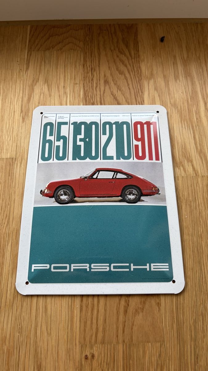 Porsche Schilder: Porsche 911 Blechschild – Gebraucht aus Höri von cedric_98