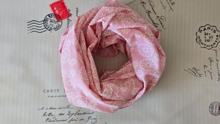 🌸 Loop-Schal (2x wickelbar) 🧣 Coquette / Soft Girl