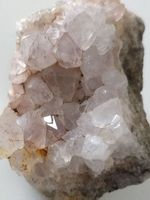 Top! Amethyst / Bergkristall rosa-lila farbig, eher selten!