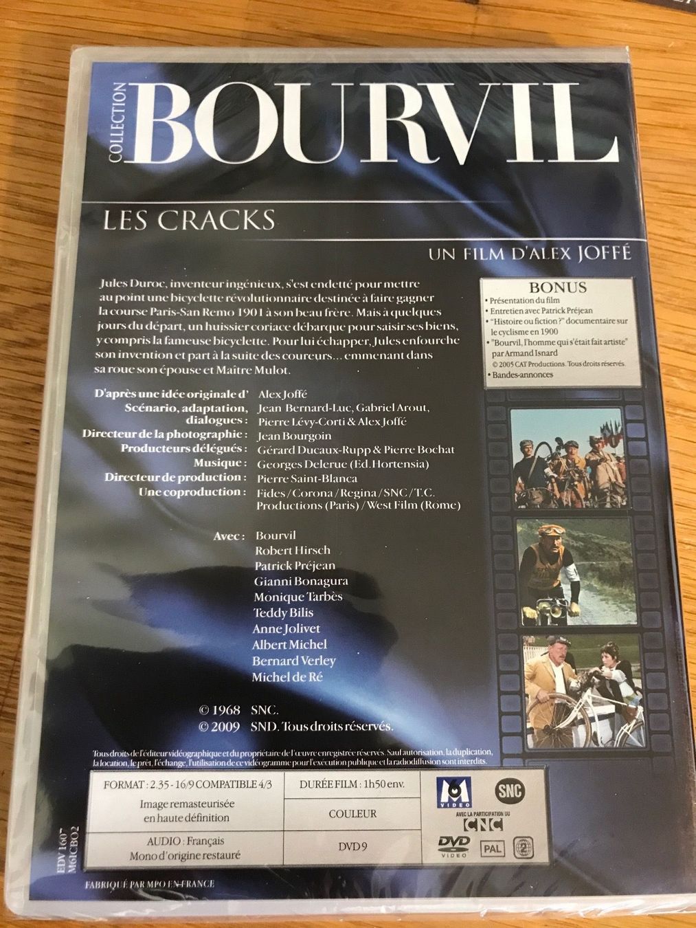 Tutti i DVDs: Les Cracks (1968, DVD, Bourvil) – Usato da Vevey venduto da zecollector 1