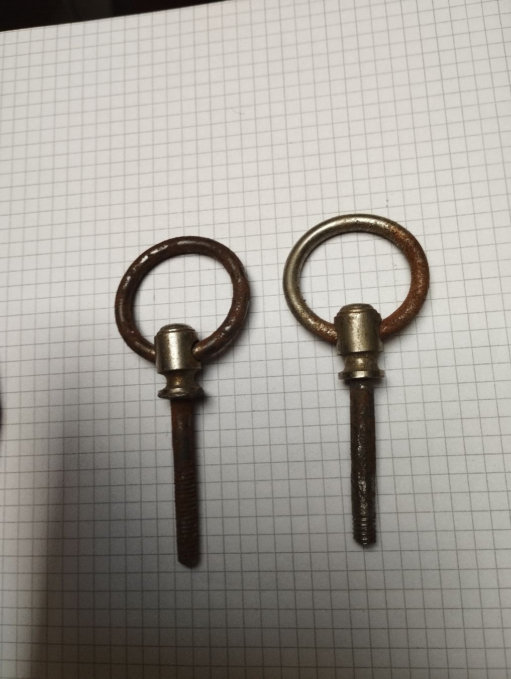 Quincaillerie: Zwei Ringbolzen mit Gewinde gebraucht – D'occasion à Ostermundigen par Dinge1 3