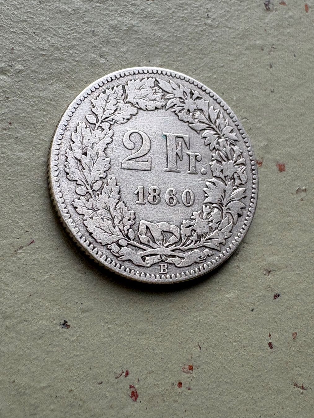 Toutes les monnaies: Schweiz 2 Franken 1860 ab 1.- Silber – D'occasion à Zürich par mysilvercoin 1