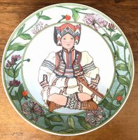 V&B Heinrich Porz. unicef Teller Nr.10 Kinder d.Welt Ungarn