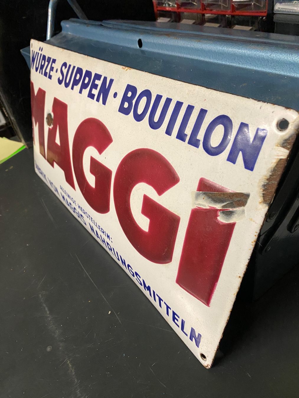 Maggi Schilder: Maggi Emailschild – Gebraucht aus Tafers von Piscu90 3