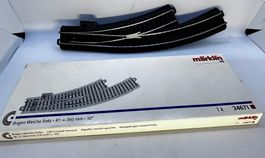 Märklin H0 24671 Bogenweiche links siehe Foto in OVP