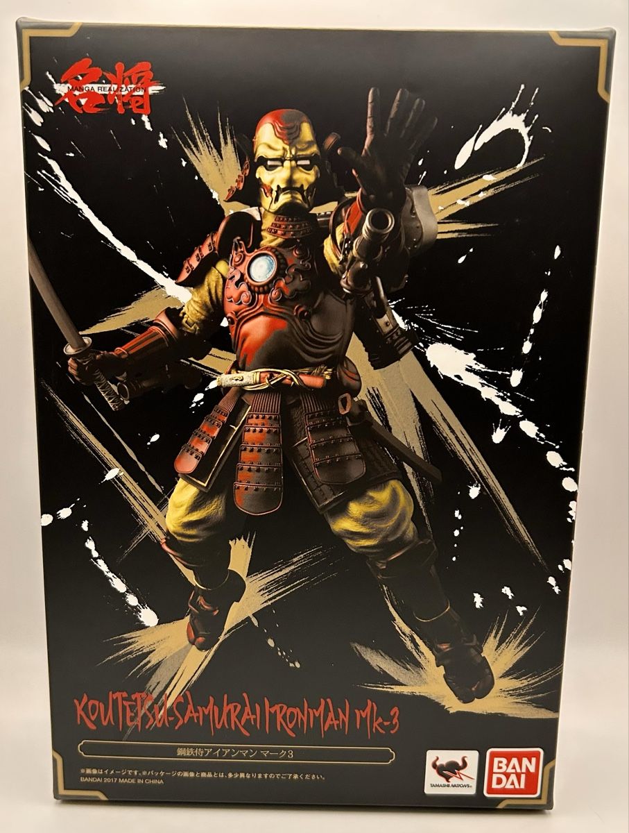 Bandai Statuette: Bandai Marvel Koutetsu-Samurai Iron Man MK-3 Figur – Nuovo e nell'imballaggio originale da Oberhasli venduto da Schneeschueh