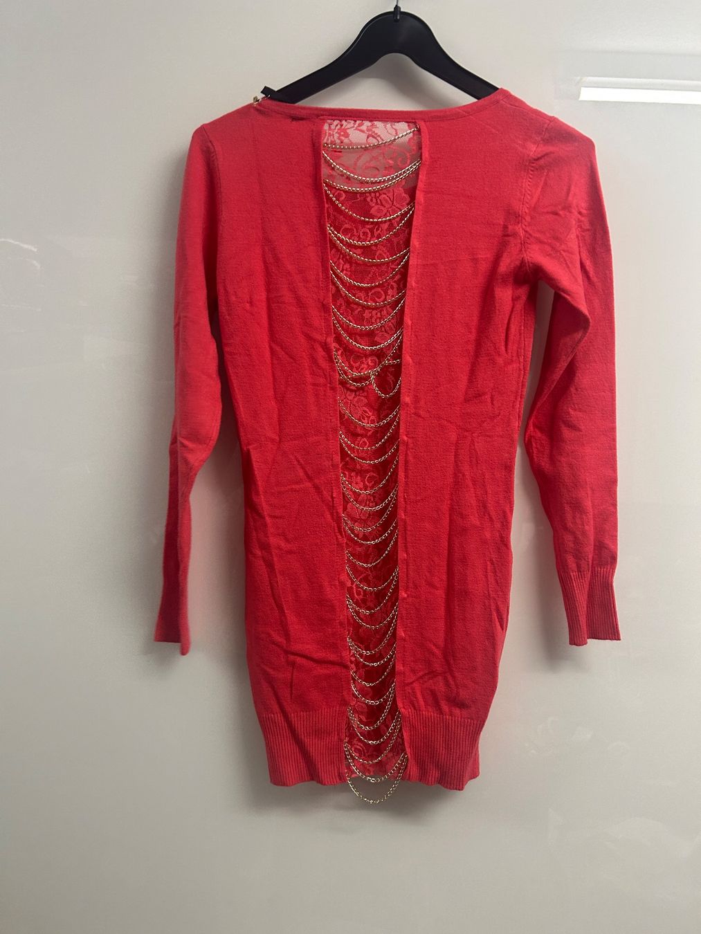 Maglioni & Felpe: Pullover Rücken mit Spitze u. Kette, lang 1 Size Neu – Nuovo e nell'imballaggio originale da Regensdorf venduto da Spyke55 3
