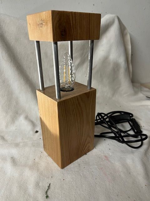 Lampade: Holzlampe Deko Tischlampe LED 230V – Nuovo (secondo la descrizione) da Naters venduto da juveman 3