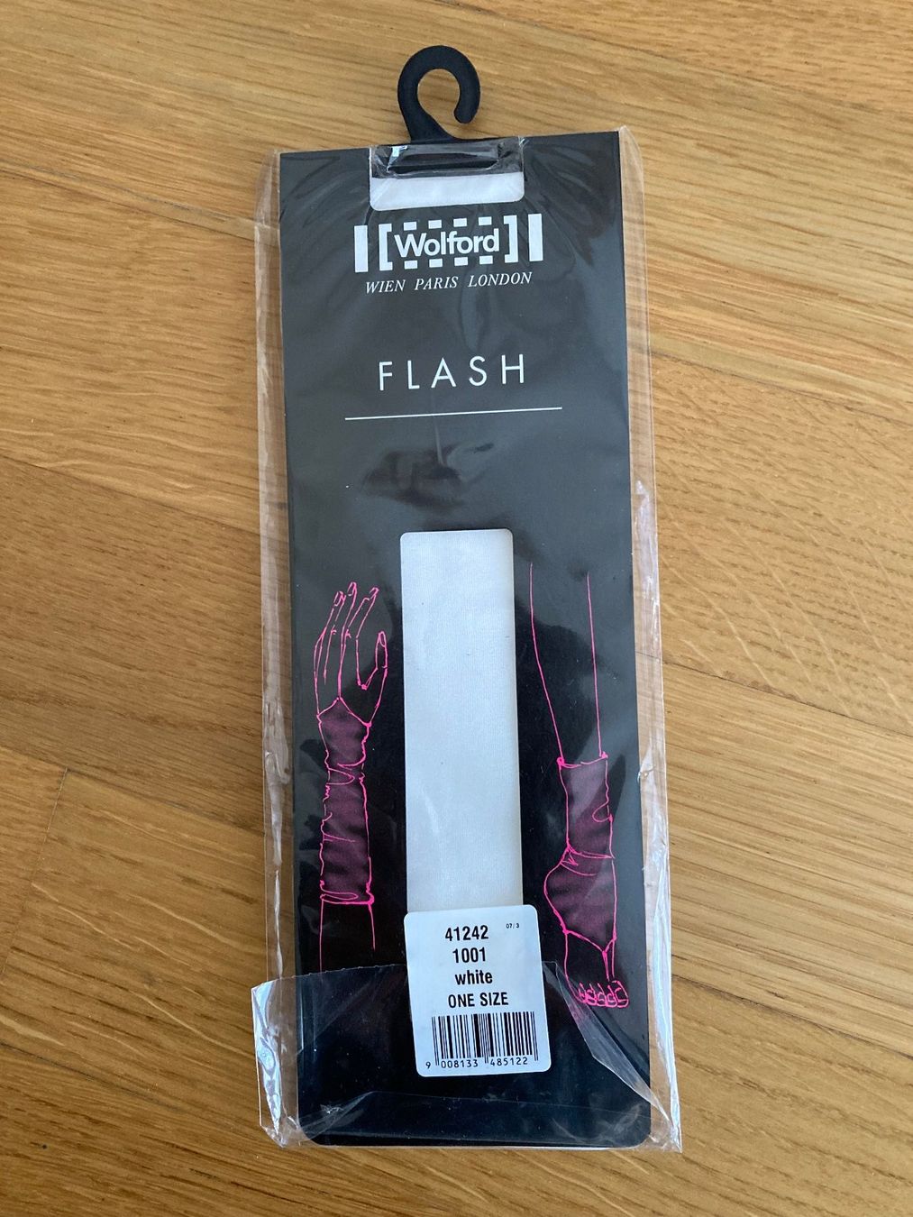 Calze: Wolford Flash Stulpen weiss Neu Gr. One Size – Nuovo e nell'imballaggio originale da rheineck venduto da norwegianwood52