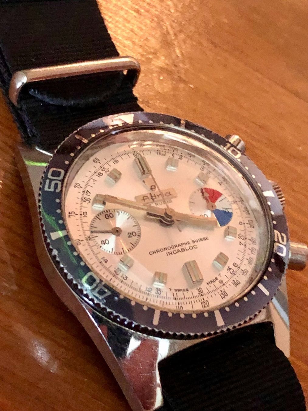 Orologi: Diver Chronograph Adria Super Waterproof – Usato da Zeihen venduto da Swissmade