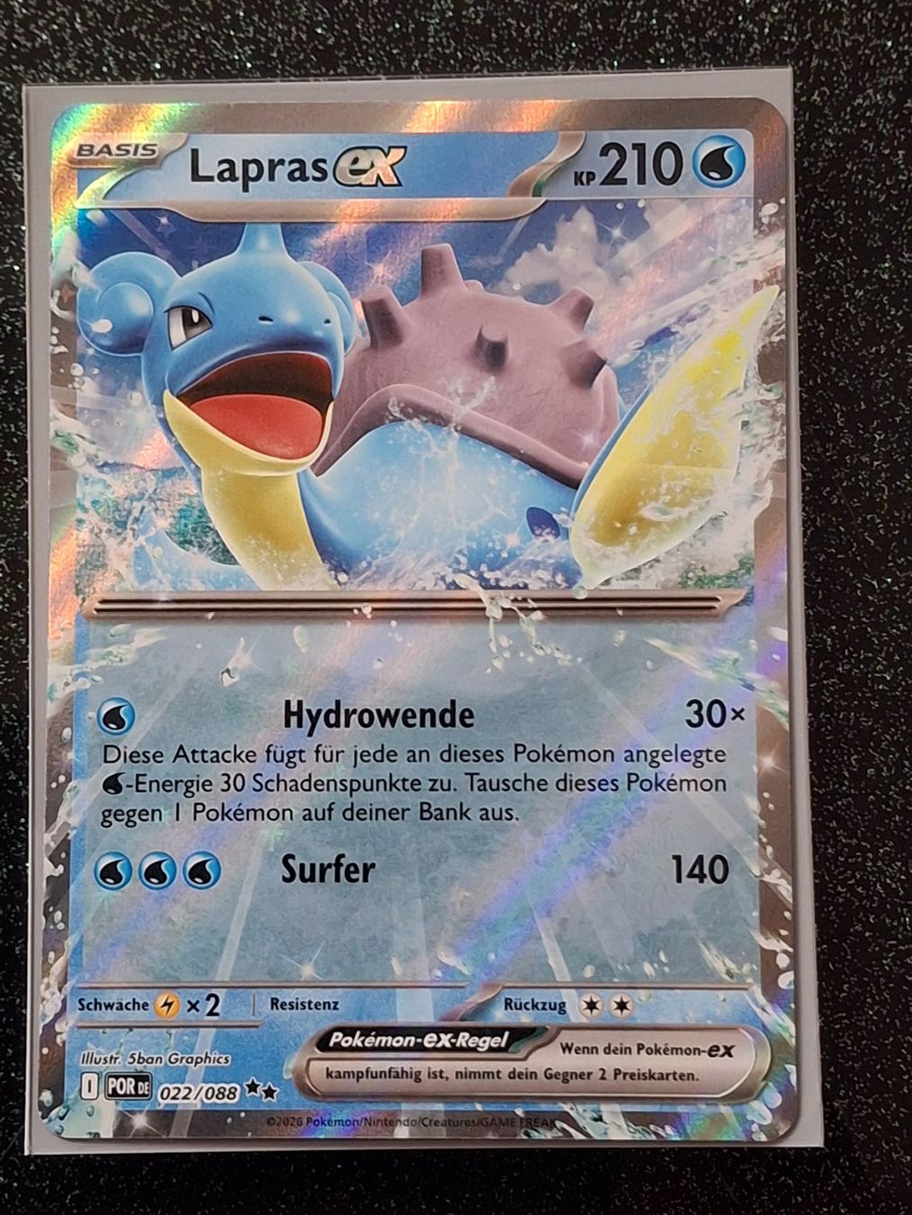 Pokémon Carte collezionabili: Perfect Order / Lapras ex 022/088 DE – Nuovo (secondo la descrizione) da Zug venduto da Vorphalak