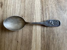 Löffel 800 Silber Reh Motiv 1960 WDP