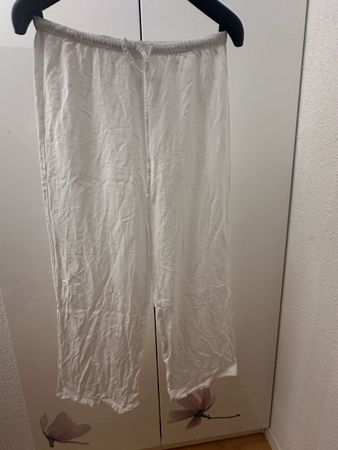 Pull&Bear Sommerhose, weiss, Gr. S