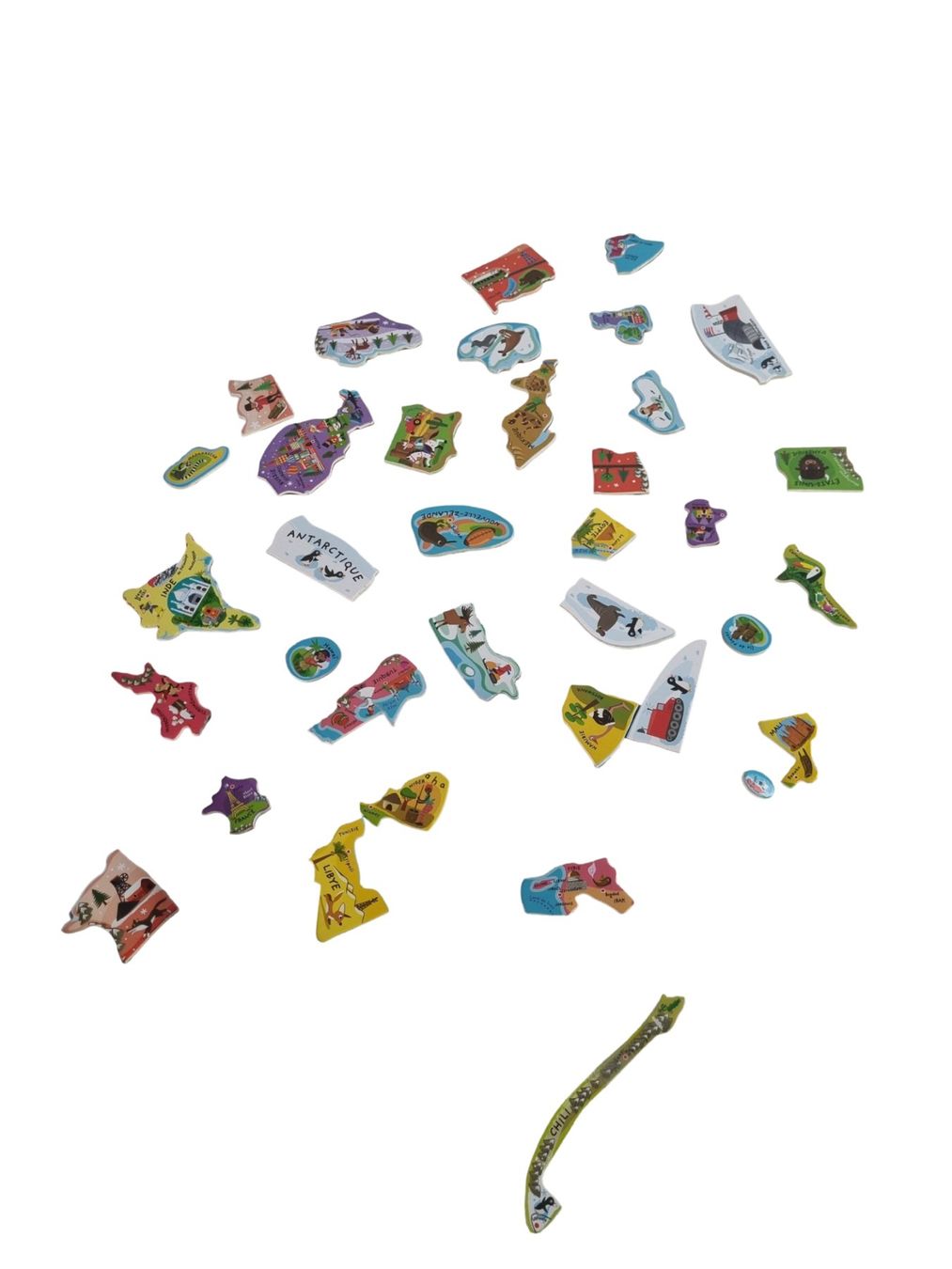 Janod Puzzles: JANOD PUZZLE Weltkarte magnetisch – Gebraucht aus Wangen b. Olten von Restwert_Wangen 4