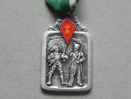 Medaille Schweiz Militär Armee Uniform Kanton Waadt 1980 VD