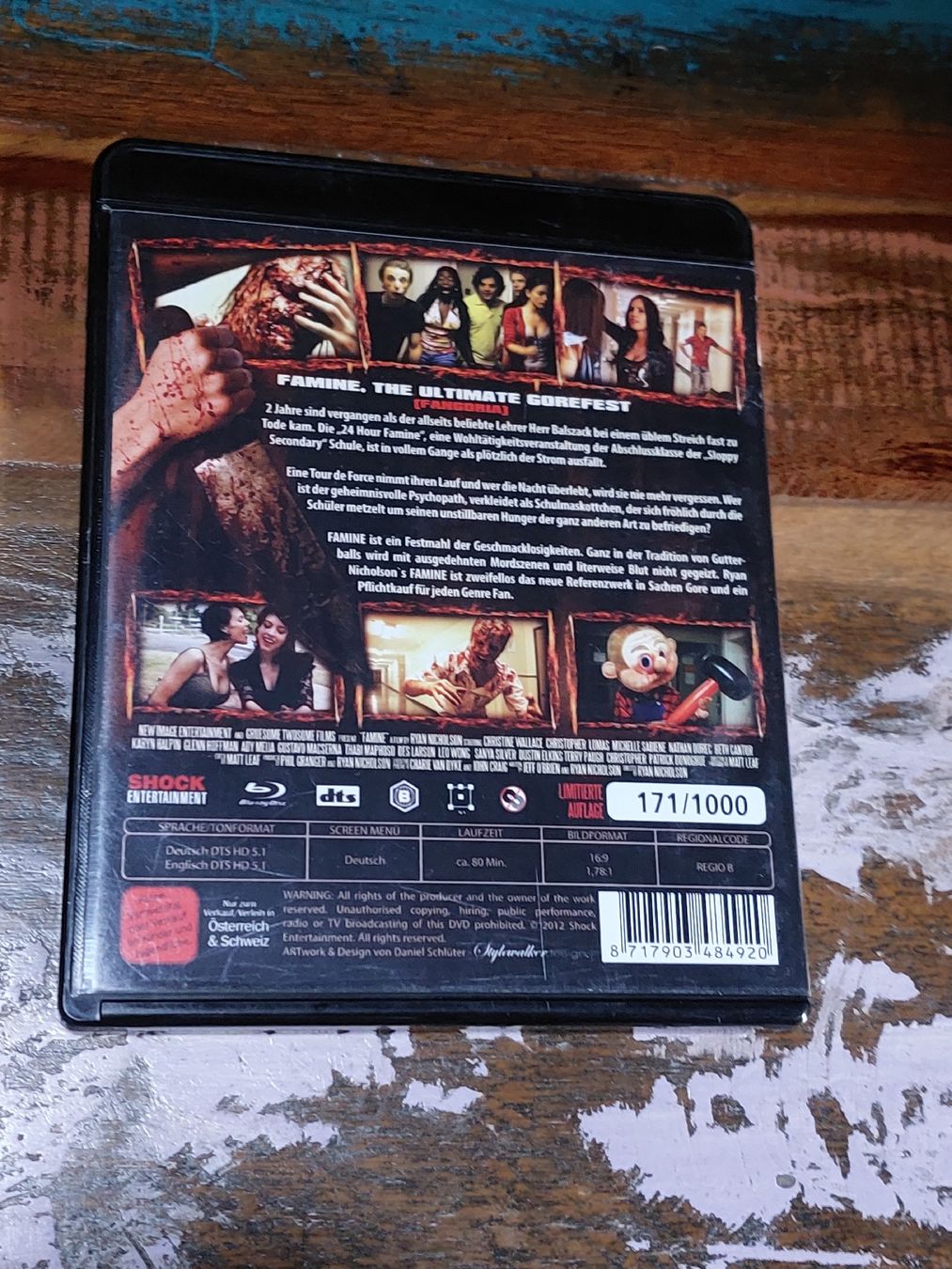Tutti i DVDs: Famine, Ryan Nicholson, Blu Ray Horror Uncut – Usato da Winterthur venduto da Belzarek 1