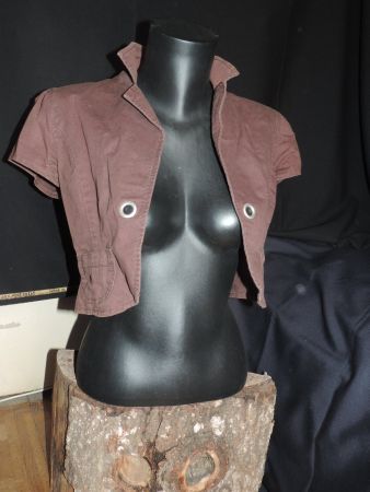 gilet brun