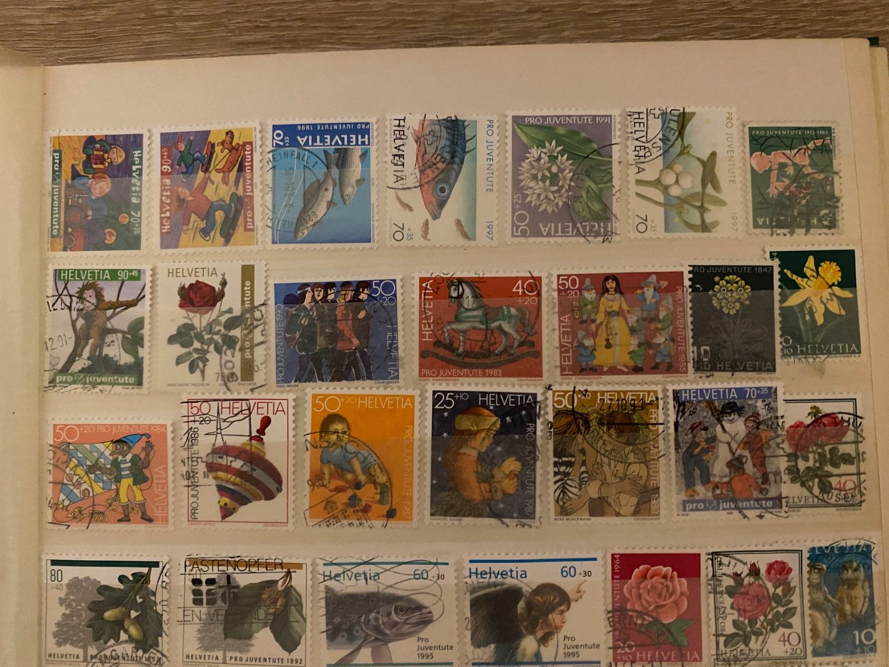Tous les timbres: Briefmarken Schweiz Pro Juventute – D'occasion à matten b. interlaken par jfran17 4