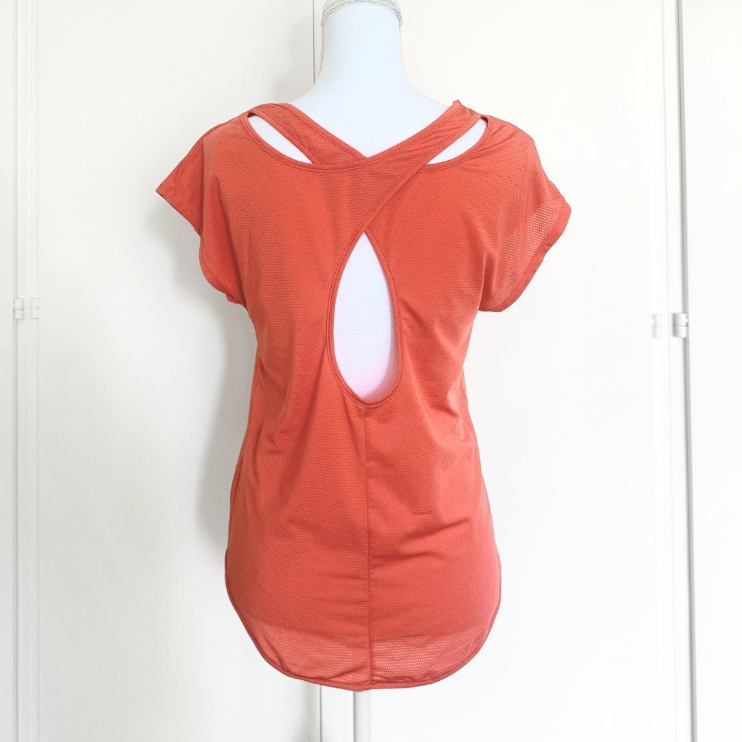 Manor T-shirt: MANOR Top de Sport Orange Corail - Taille S – Usato da Vevey venduto da secondlifevevey 1
